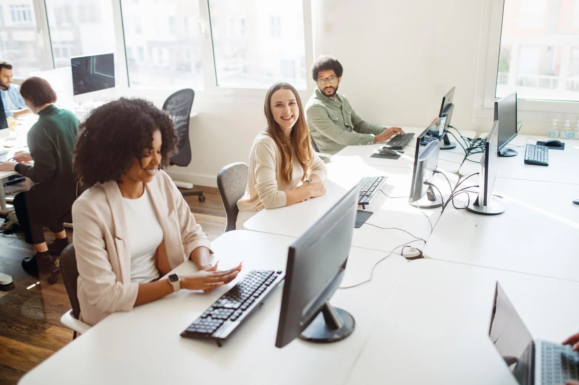 IT-Support-Team von Staufenberg Advisory bei der Arbeit