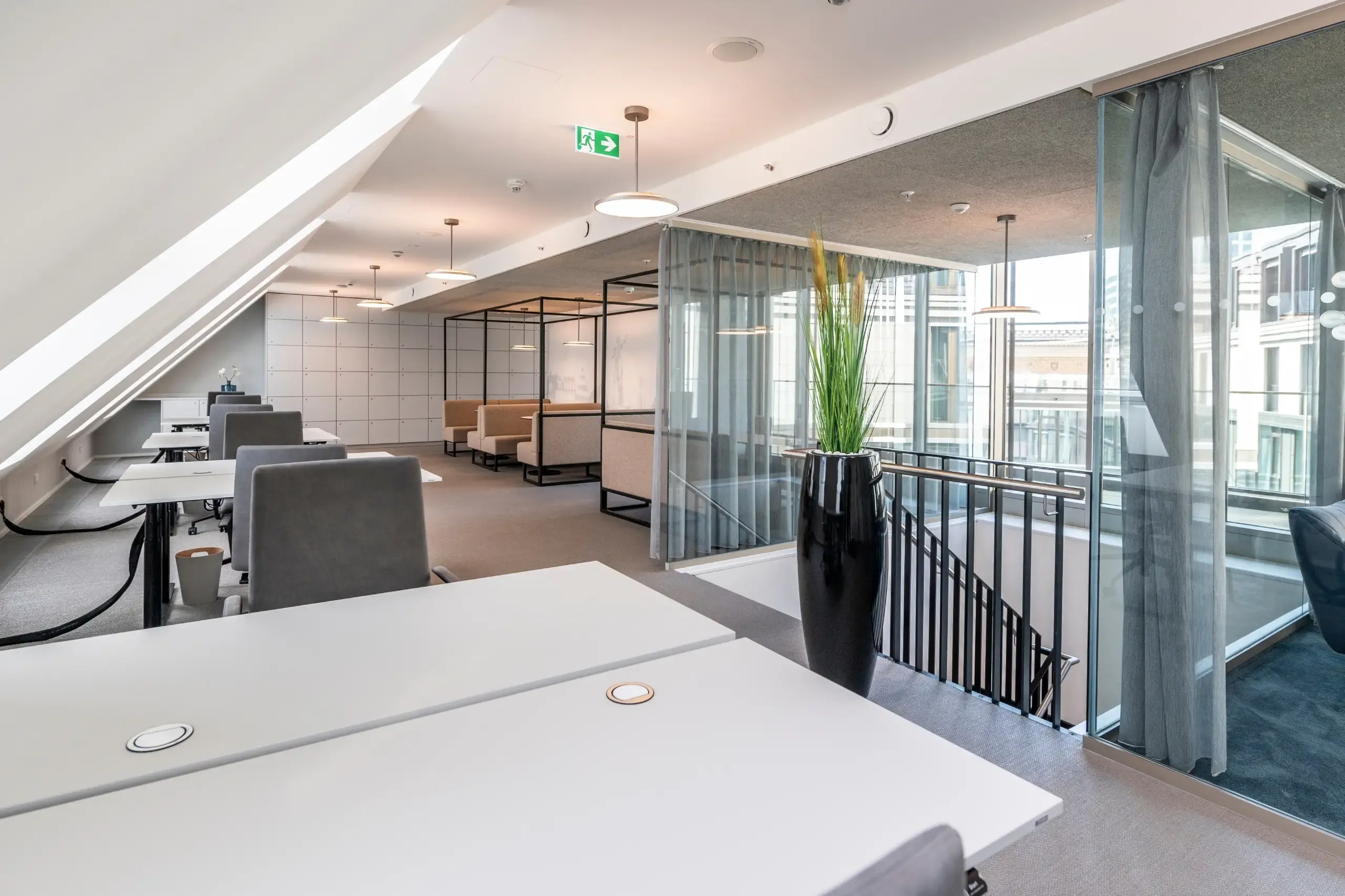 Besprechungsbereich im Frankfurter Büro